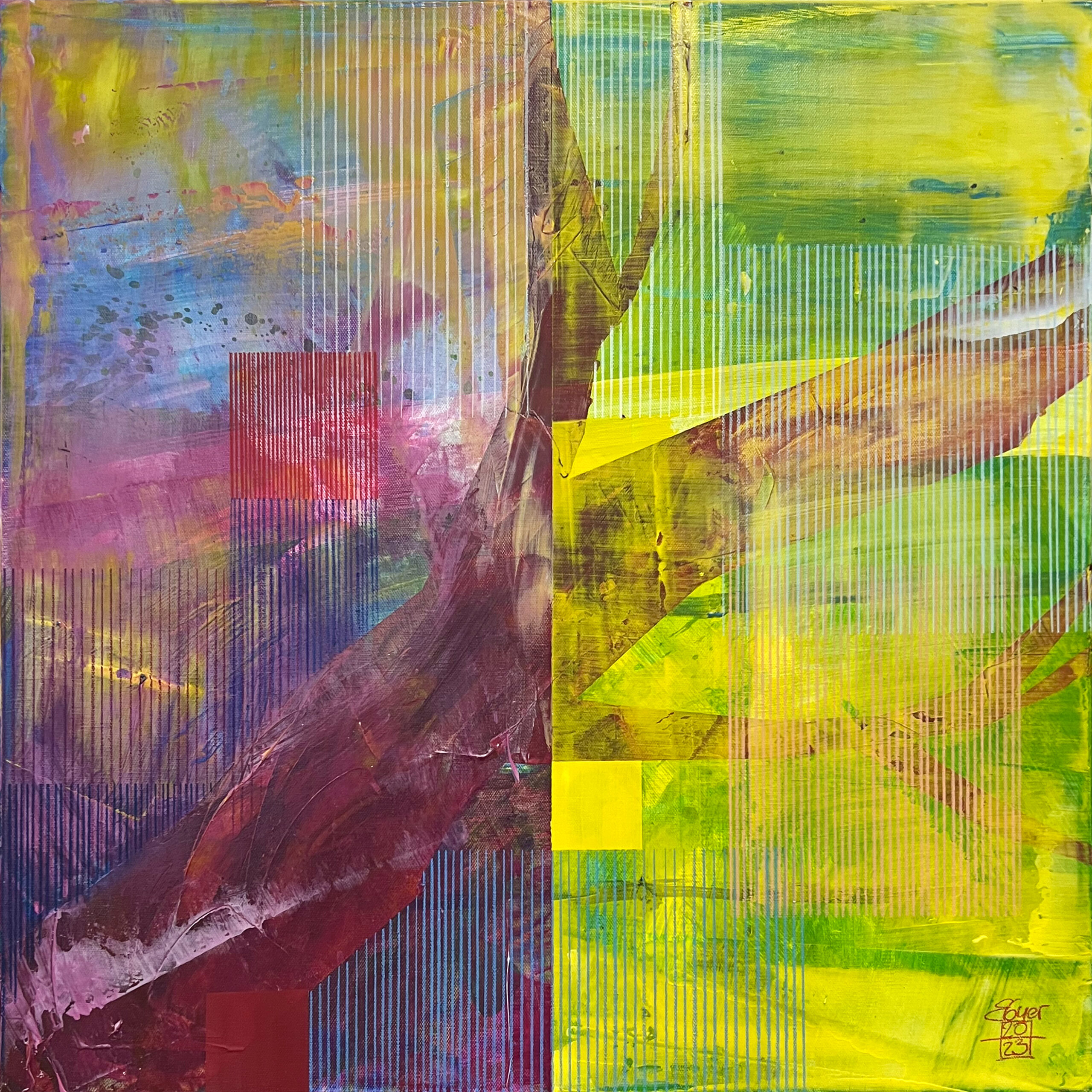 GOLD-LILA BAUM – Bild 1